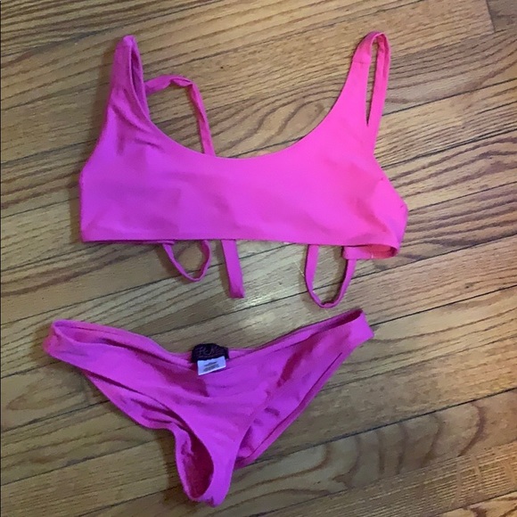 Hot Miami Styles Other - Hot Miami Styles hot Pink bikini size large